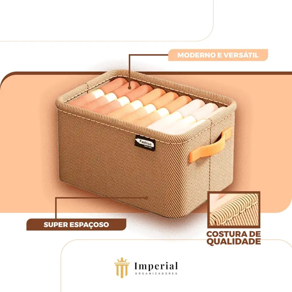 [Compre 1 Leve 4] Organizador de Roupas Dobrável Imperial Box® - Queima de Estoque! 🔥